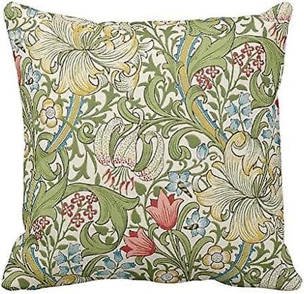 Golden Lily af William Morris pyntepudebetræk - PL5563 45x45cm