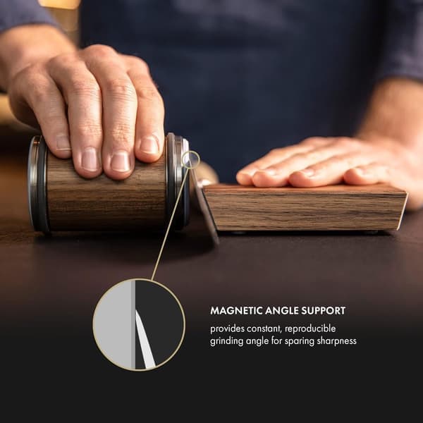 Rolling Knife Sharpening Tool Edge Sharpening Kit with Industrial Diamond Sharpening Stone Suitable for Steel of All Hardnesses.