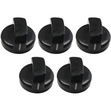 Ahlsen 5PCS 8mm Gas Stove Knobs, Universal Temperature Resistant Knobs for Gas Stove, Gas Hob, Oven
