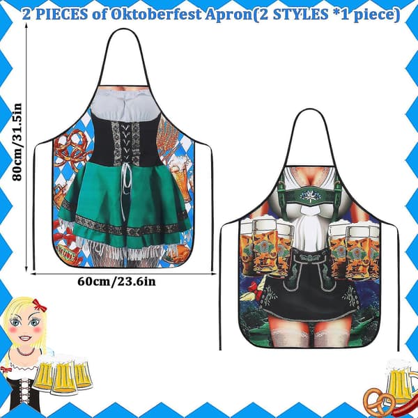Oktoberfest-forkle, bayersk Oktoberfest morsomt forkle
