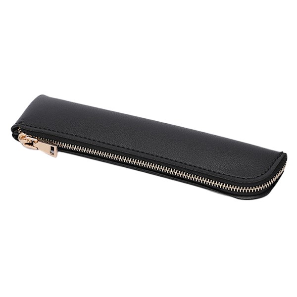 Pennficka Skydd, PU Läder Fickpenna Hållare Organizer Påse, Flerfunktionell Pennficka Håller Pennor, 20*4.5cm