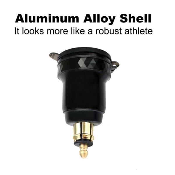 Motorcykel Aluminium DIN Hella Stik Dobbelt USB Hurtigoplader Adapter A1