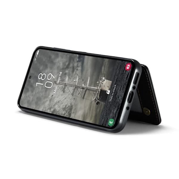 CASEME Galaxy A56 5G/A36 5G Fodral RFID Stativ Plånbok Svart[ZHE]