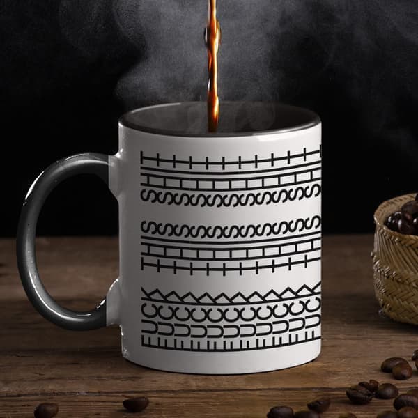 Mugg, vit elefant vuxenpresent, rolig kaffemugg, present till kollegor, bästa vänner, bästa vänner