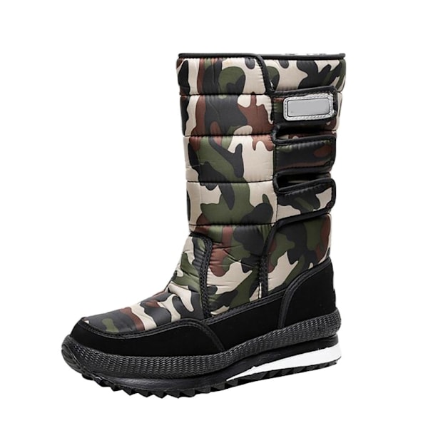 Vattentäta snöstövlar med vadderat foder Black Black Black 36 Black 36