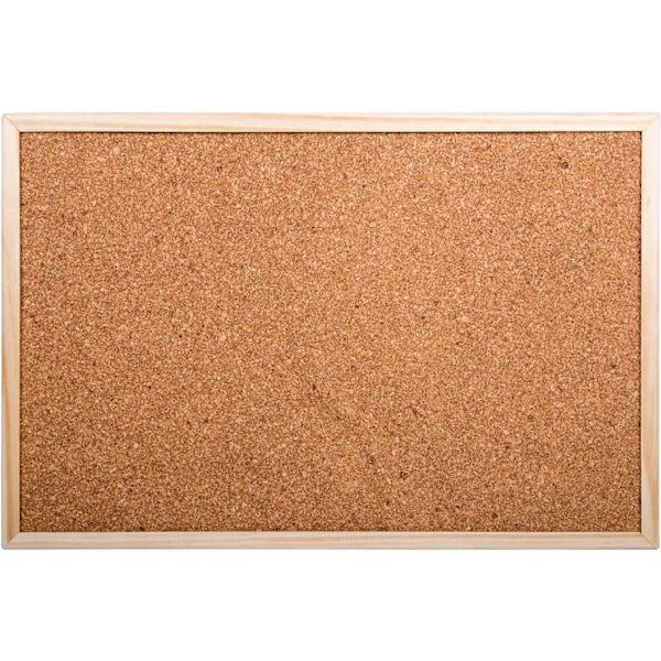 Liten korktavla med träram, 12 x 16 tum, perfekt för heminredning, anslagstavla för hemmet eller visionstavla