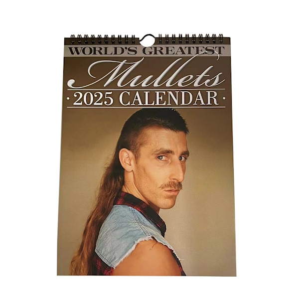 Världens Bästa Mullets Kalender, 2025 Månadsvis Daglig Planerare 2025 Vecko- och Månadsplanerare Väggkalender 2025 Väggkalender
