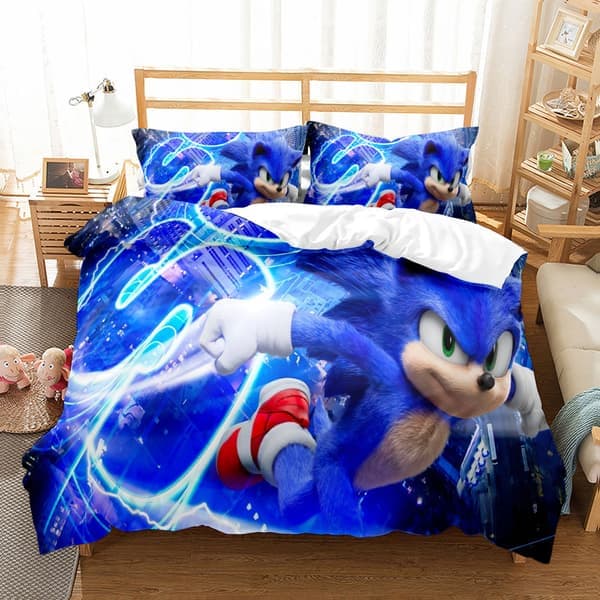 Lightning Sonic Print Dynetrekksett - 06214s 200x200 cm