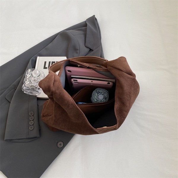 Toteväskor för kvinnor Arbetsväskor Mocka Slöa Väska Beige Beige