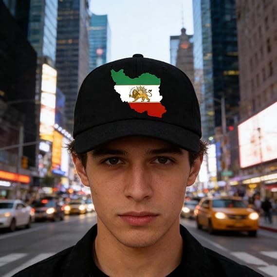 Gør Iran Stort Igen Hat Gammel Iran Persisk Flag Løve og Sol Hat Kasket til Mænd Kvinder Sort
