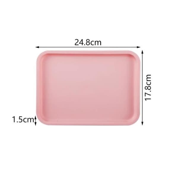 Brick - Unspecified - 24.8x17.8cm - High-quality plastic - Non-slip design - Light and compact - 4 pieces