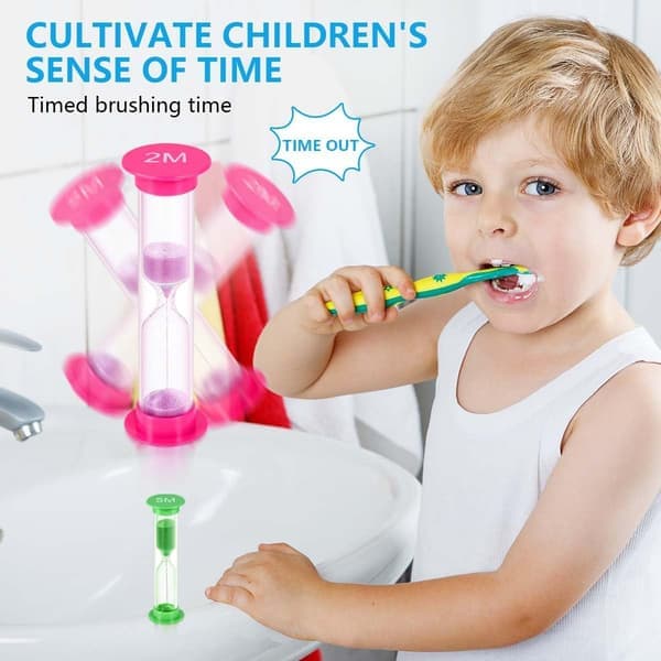 Sandpot timer 6 farvede timeglas 30 sekunder / 1 minut / 2 minutter / 3 minutter / 5 minutter / 10 minutter sandur sandglas