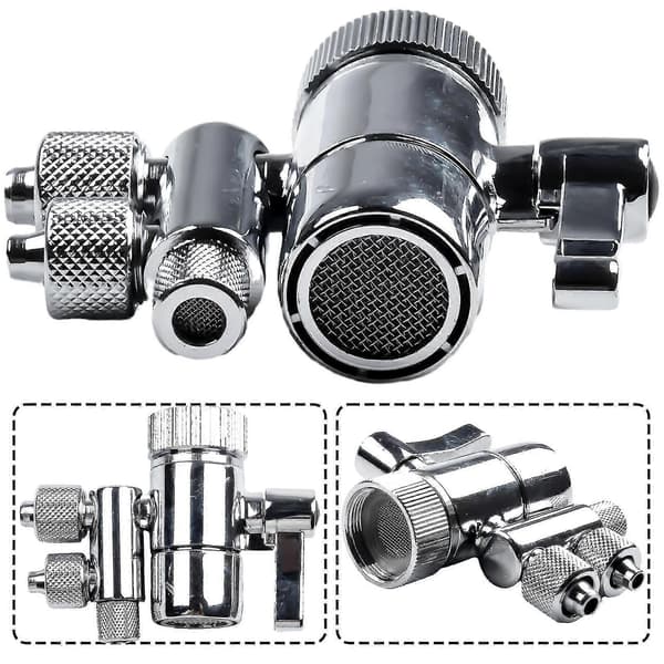 eSpring Amway kranfilter avledningsventil delar 3/8in & 5/16in ut