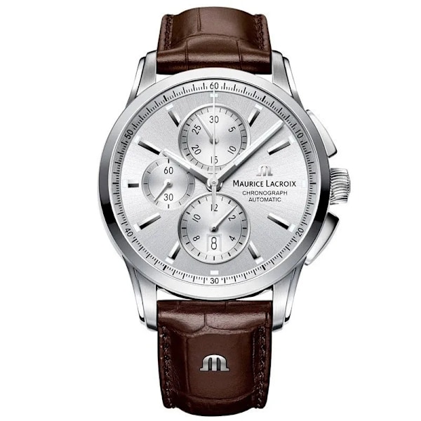 MAURICE LACROIX klocka Ben Tao-serien Treögad kronograf Mode Casual Topp Lyx läderklocka Relogios Masculinos white white