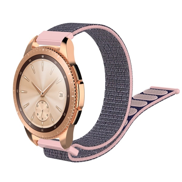 Nylonarmband Samsung Galaxy Watch 42mm/Active Grå/Rosa