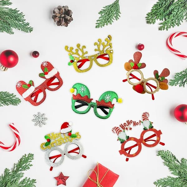 12 deler julebriller – festutstyr for barn