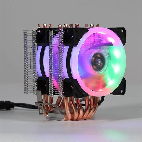 CPU-køleblæser 4-benet stik CPU-køler med kobberrende til I3/I5/I7 Socket 1150/1151/1155/