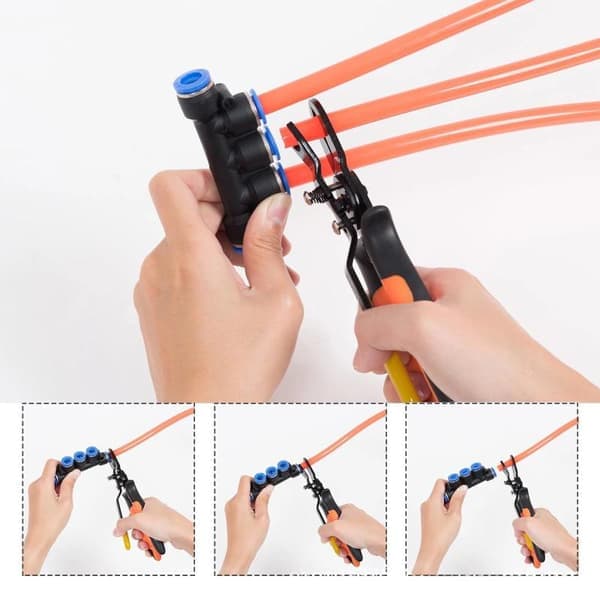 Pneumatisk afbryderværktøj Push-to-connect Pneumatiske koblinger Re