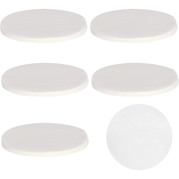 500-pack Non-Stick Hamburger Press Papers - 13 cm i diameter