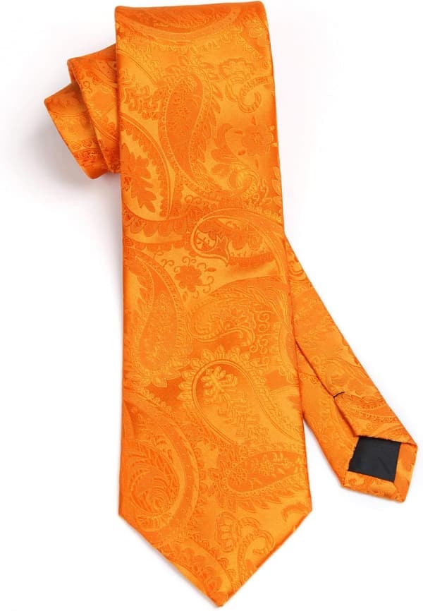 Herrslips Enfärgad Paisley Näsduk Handvävd Klassisk Blommig Herrslips
