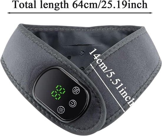 Heated Scarf – Electric Neck Warmer – 5 Temperature Settings – Vibration Massage Function – Suitable for Men, Women, and Children