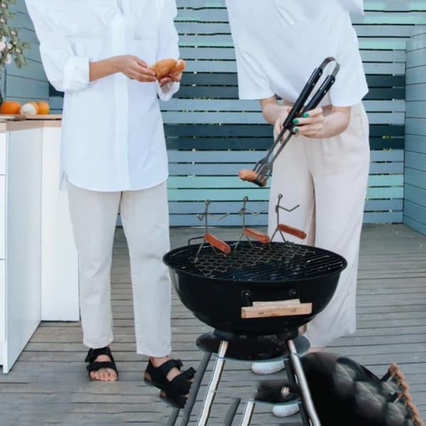 Korvhållare för grill, varmkorvställ, ugnsställ 1 st