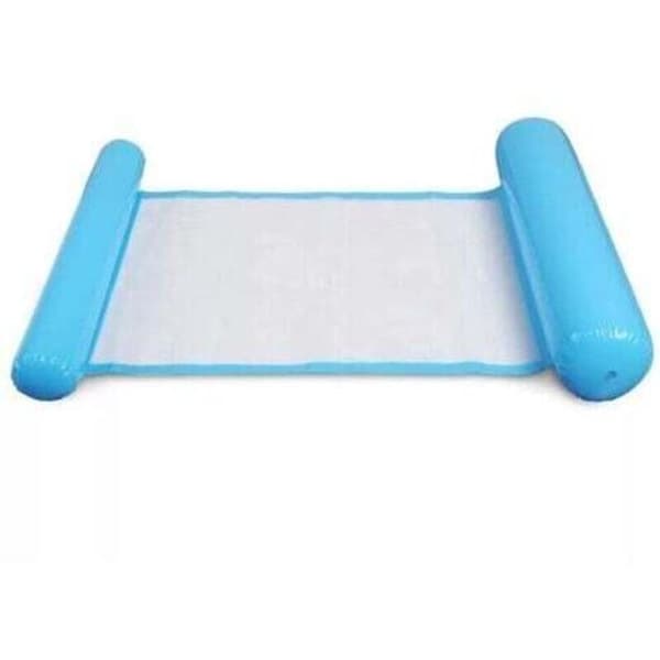 Multifunctional Blue Floating Hammock, 4-in-1 Inflatable Pool Mat, Portable Floating Hammock - 122 x 70 cm