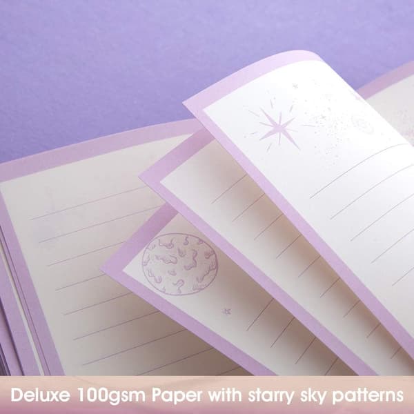 2025 New Zodiac Personalized Minimalist Password Notebook, Multifunctional Business Office Gift Notebook - Starlight Blessing ⊱⊱⊱