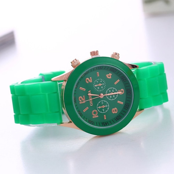 Kvarts Armband Elektronisk Klocka GRÖN green green