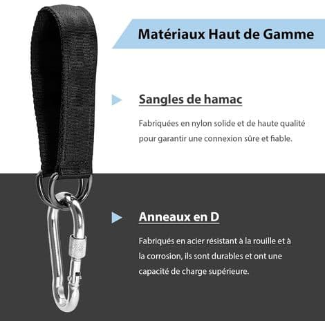 Pcs Hammock Straps Tree Swing Hammock Fastening Straps Suspension Straps Max 400kg Nylon Hammock Strap
