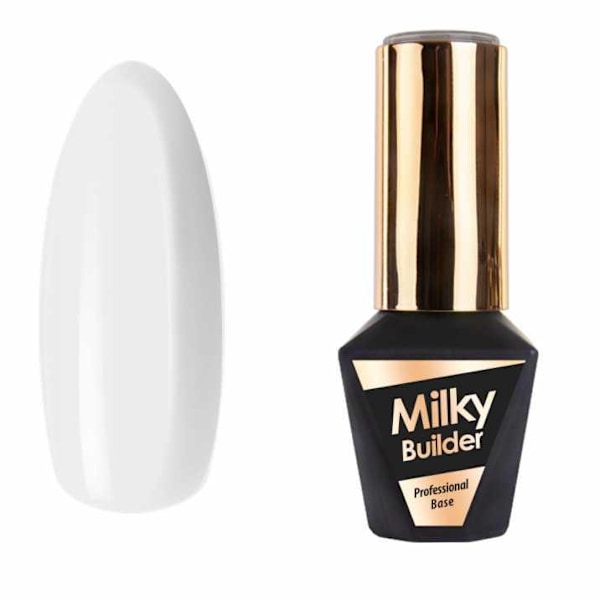 Baslack - Milky Builder Base - Snow - 10g - UV-gel/LED - Mollylac