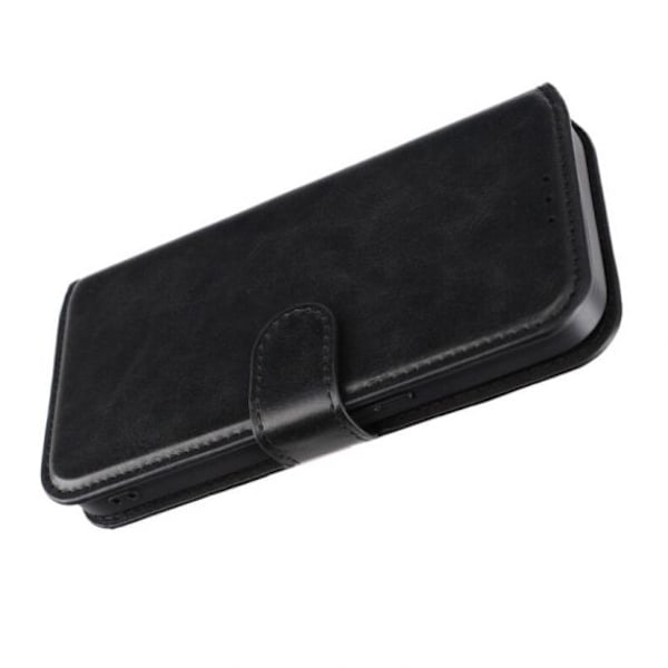 iPhone 15 Pro Plånboksfodral Magnet Rvelon - Svart