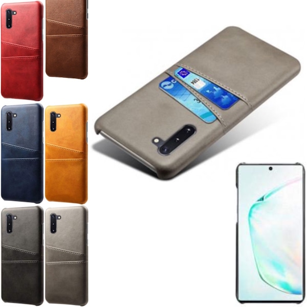 Samsung Galaxy Note 10 skal mobilskal hål åt laddare hörlurar - Grå Note10 Gray Note10