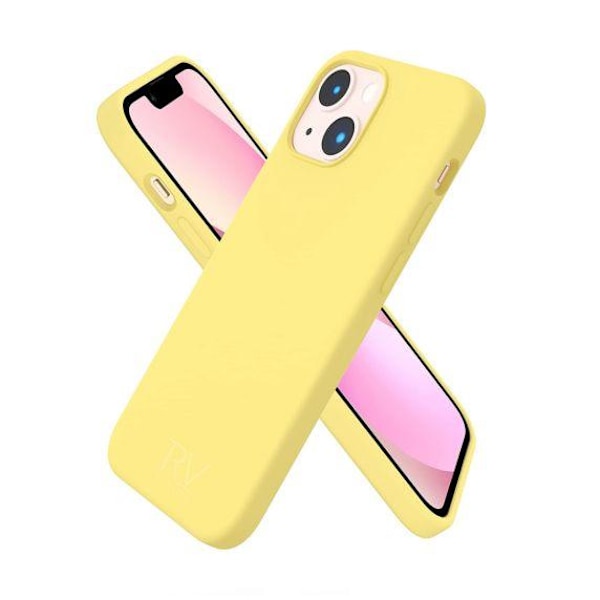 iPhone 14 Plus Silikonskal Rvelon - Gul
