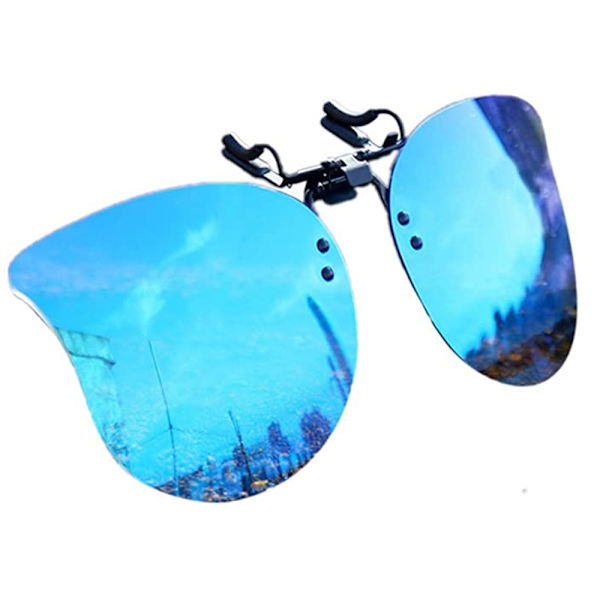 Polariserade Cat Eye Clip-on Solglasögon Anti-Glare UV-skydd Överdimensionerade Solglasögon Stil 1