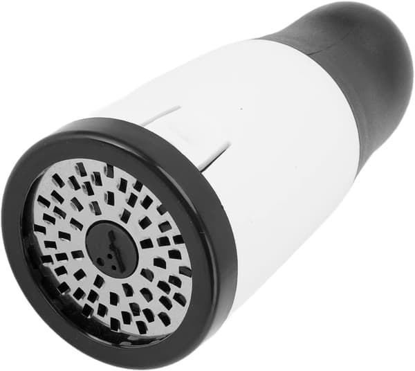 Rotary Cheese Grater with Non-Slip Handle and Removable Top.