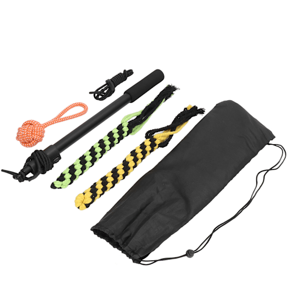 Flirt Pole Toy Multipurpose Infällbar Training Interactive Toy Flirt Pole för små medelstora hundar