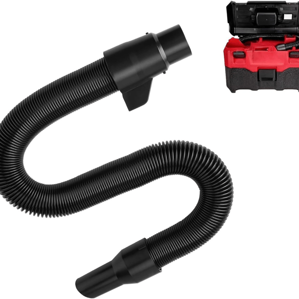 Milwaukee M18 Packout Vacuum Hose Replacement, Flexible Extended Reach for Models 14370105 & 088020-1 pc