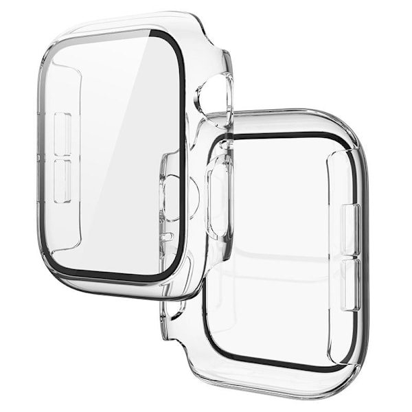 Heltäckande Skal till Apple Watch 1/2/3 Härdat glas 38mm TRANSPARENT Transparent