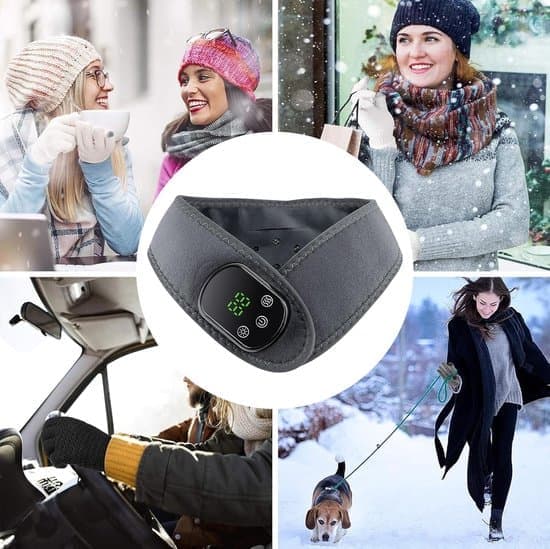 Heated Scarf – Electric Neck Warmer – 5 Temperature Settings – Vibration Massage Function – Suitable for Men, Women, and Children