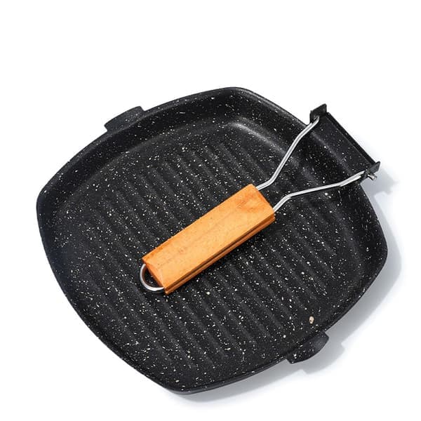Frying Pan Cookware Omelette Pan for Kitchen Stainless Steel Electric Stove 28*28cm