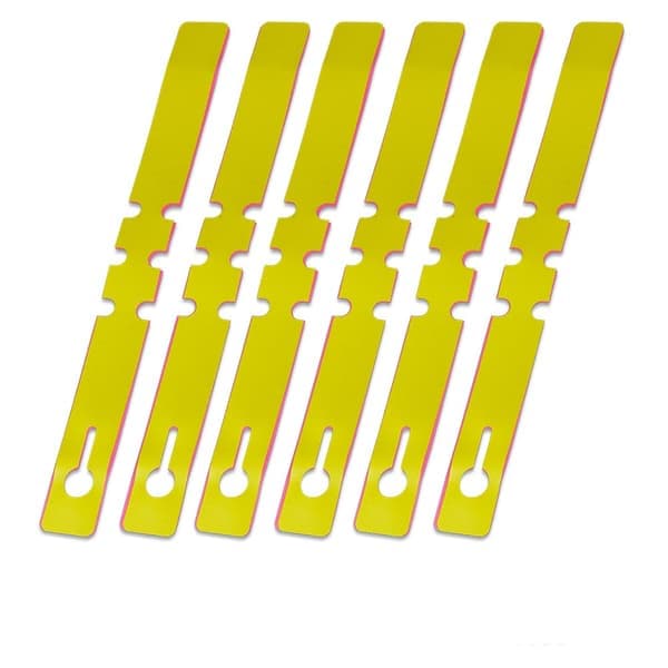 Växtetiketter 100-pack Gul 125
