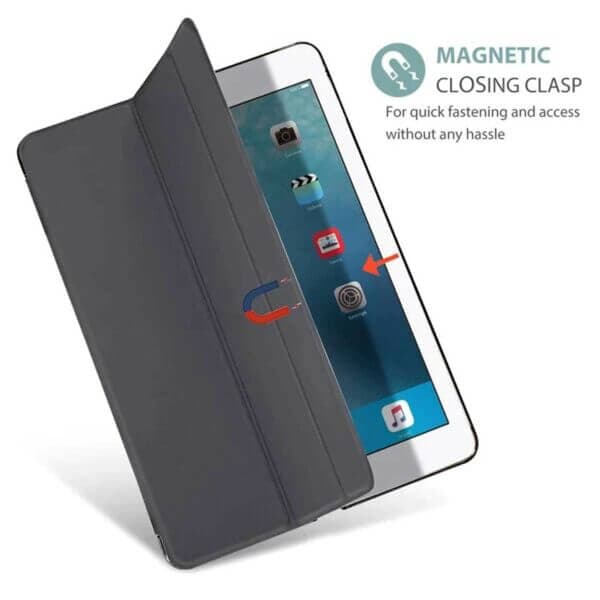 iPad 5/6/Air 1/Air 2 9,7\" Cover Etui Tri-fold Smart Case Sort sort black