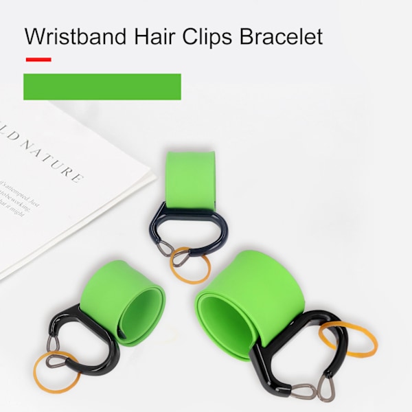 Handledssmycken Hårklämmor Armband Praktisk Böjbar handledsrem Frisörverktyg för Salonger