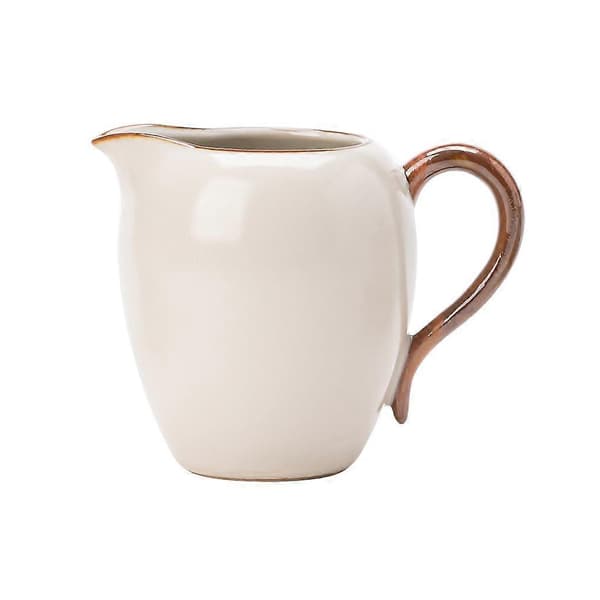 Keramisk flødekande til kaffe og te, kompakt mælkekande til køkken og alsidig servering