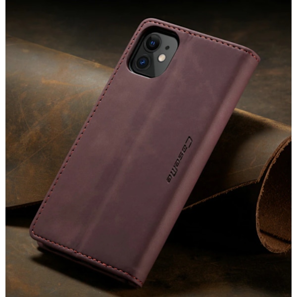 Läderfödral caseme 0013 för  Samsung A53 5G mörkbrun mörkbrun mörkbrun