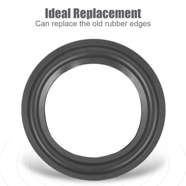 NYTT 4~12 tums ljudreparation gummiring högtalare Surround Reparation E blackA 4inch blackA 4inch