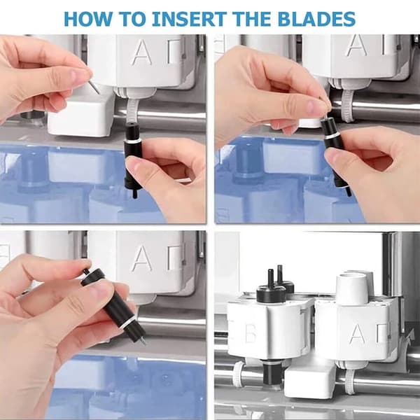 Dybtskåret bladsett for Cricut Explore 3/Air 2/Maker Karbid-wolfram stålblader Maskintilbehør