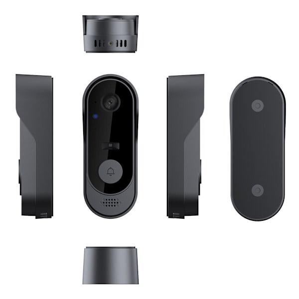 Trådlös smart videodörrklocka WiFi säkerhetskamera dörrklocka telefon dörr ring intercom; trådlös WiFi video smart dörrklocka telefon säkerhetskamera dörrklocka