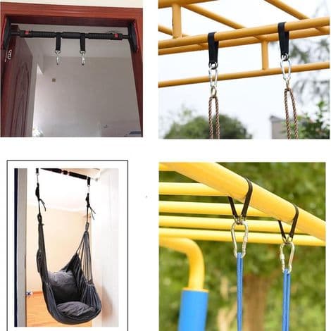 Pcs Hammock Straps Tree Swing Hammock Fastening Straps Suspension Straps Max 400kg Nylon Hammock Strap